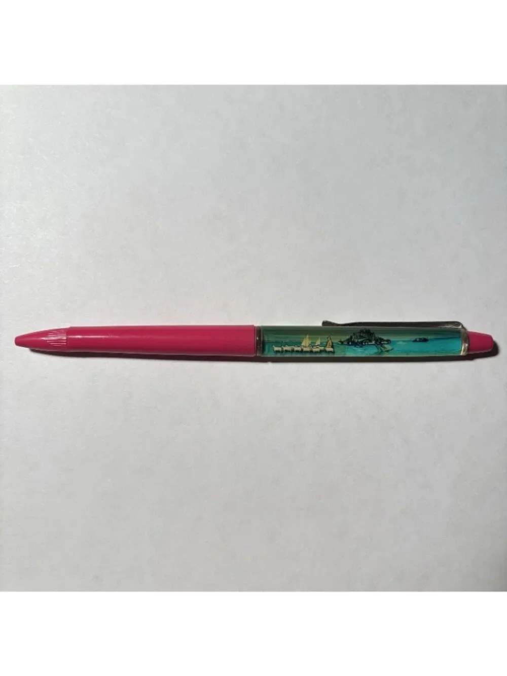 Mont Saint Michel France Floaty Pen Shepherd Sheep Flock Moves Abbey Church Vtg